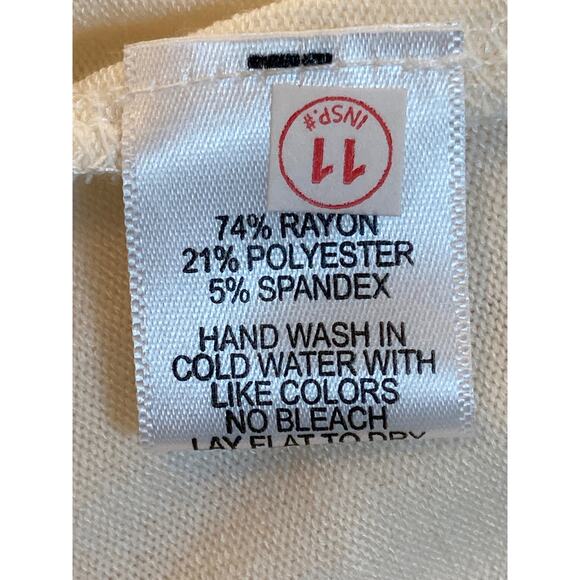 Gibson Look Cowl/Off Shoulder Pullover Top Sz XL/Extra Large in Ivory NWT - Picture 7 of 7